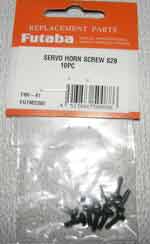 Servo horn screw S28. 10 stk.